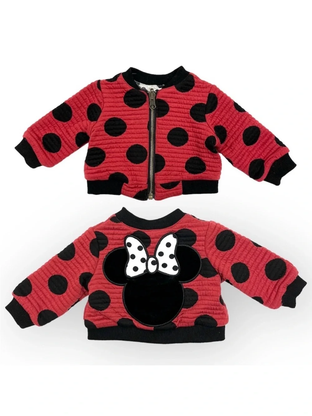 Pippa & Julie X Disney Baby Minnie Mouse Bomber Jacket 0-3 Months